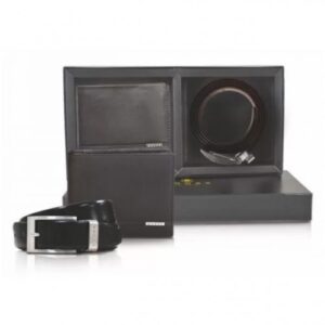 Classic Century Slim Wallet + Manresa Belt Gift Set