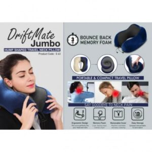DriftMate Jumbo - Hump shaped Travel Neck Pillow
