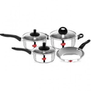 Essential Stainless Steel 7 Piece Cookware Set