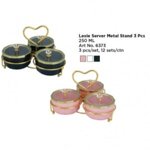 Lexie Server Metal Stand 3 Pcs
