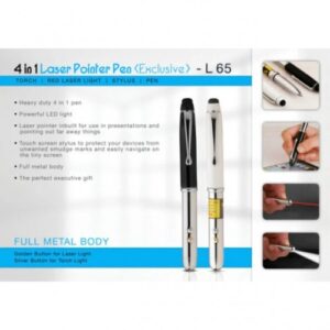 Metal Pen with Stylus, Torch and Laser pointer