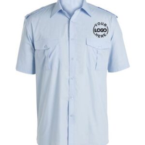 Half Sleeve Blue Uniform Shirt