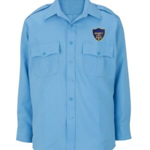 Customized Security Guard Shirt Blue