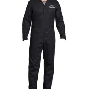 BodyShield – Premium Black Industrial Coverall